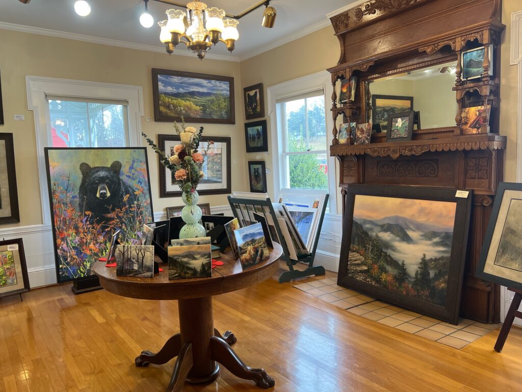 Inside the Tino Gallery in Sevierville