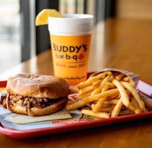 Buddy's serves authentic BBQ in Sevierville.