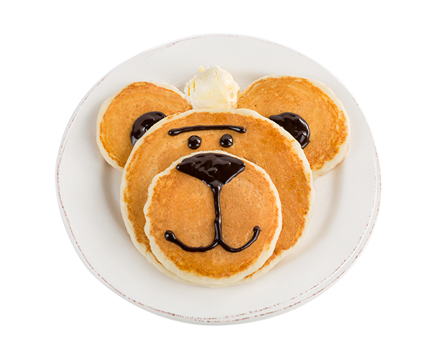Bear pancakes from Flapjacks